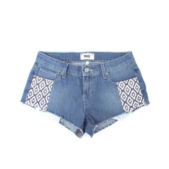 ✨PAIGE✨Mosaic Tile Echo Park Shorts - Picture 4 of 5